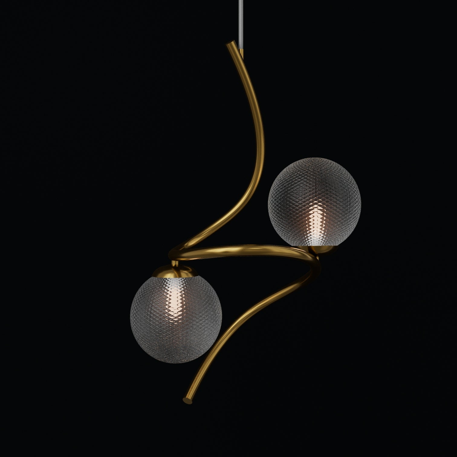 ALFA 2-Lights Modern Style Glass Pendant Light Fixtures Dining Room Kitchen Island G9 - 7Pandas Australia