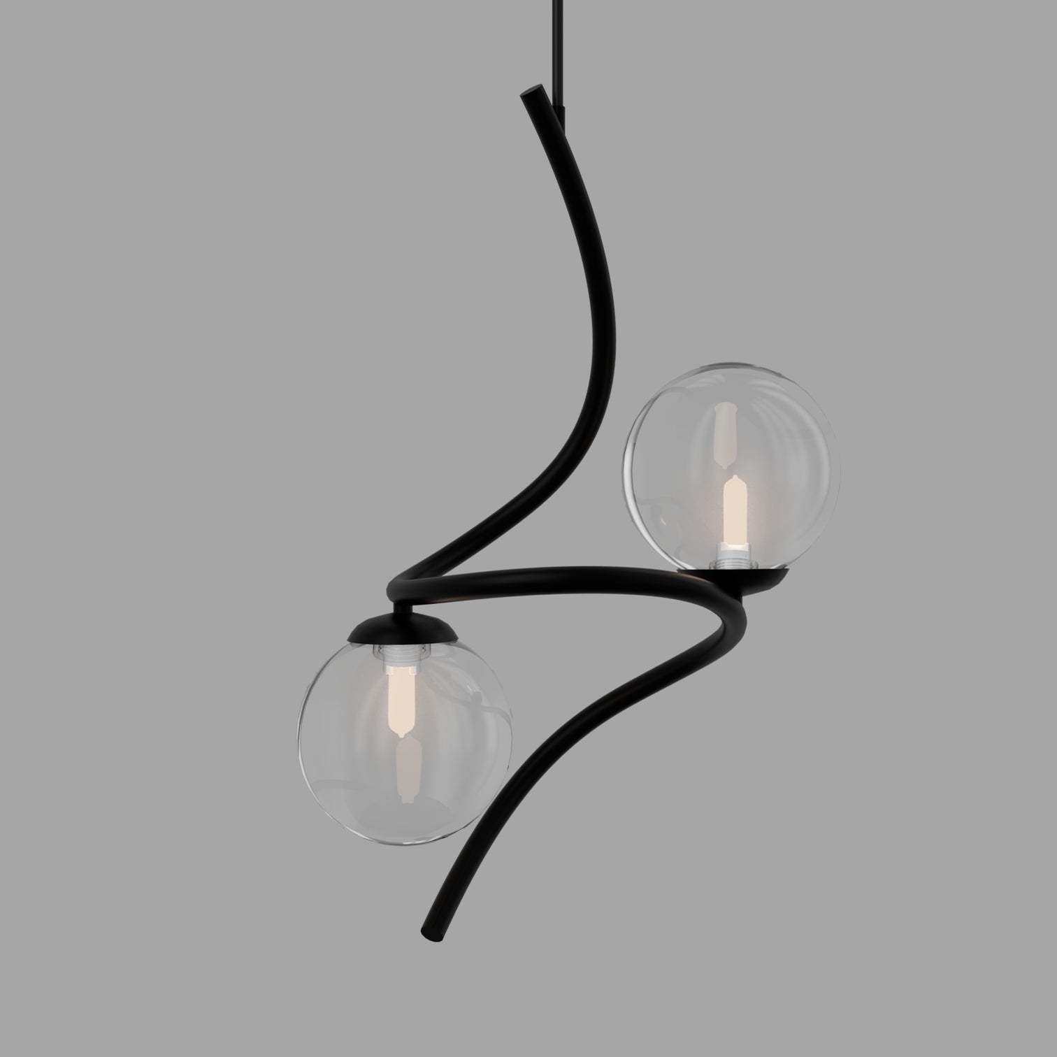 ALFA 2-Lights Modern Style Glass Pendant Light Fixtures Dining Room Kitchen Island G9 - 7Pandas Australia