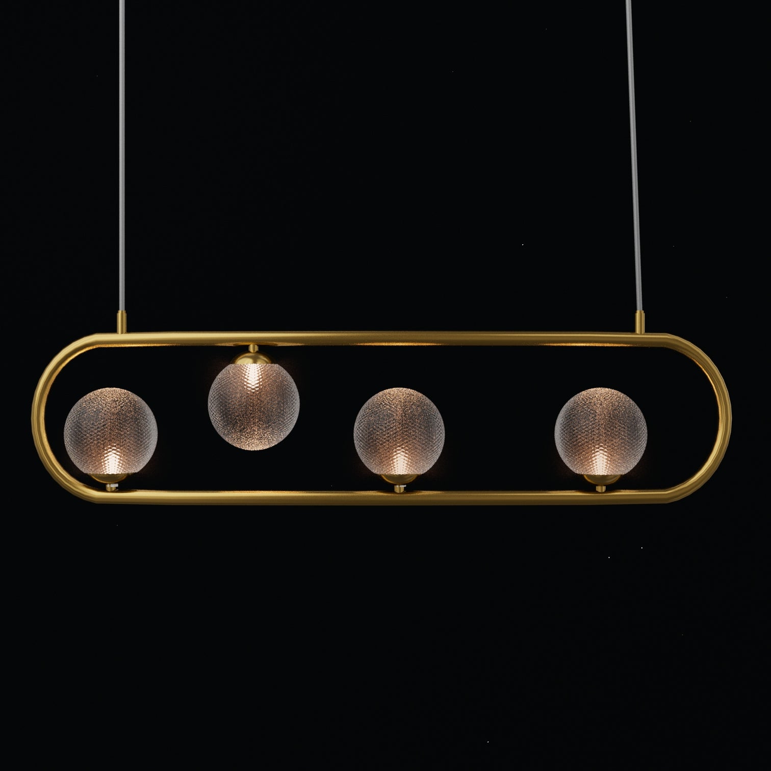 ALFA 4-Lights Modern Style Glass Pendant Light fixtures Dining Room Kitchen G9 - 7Pandas Australia