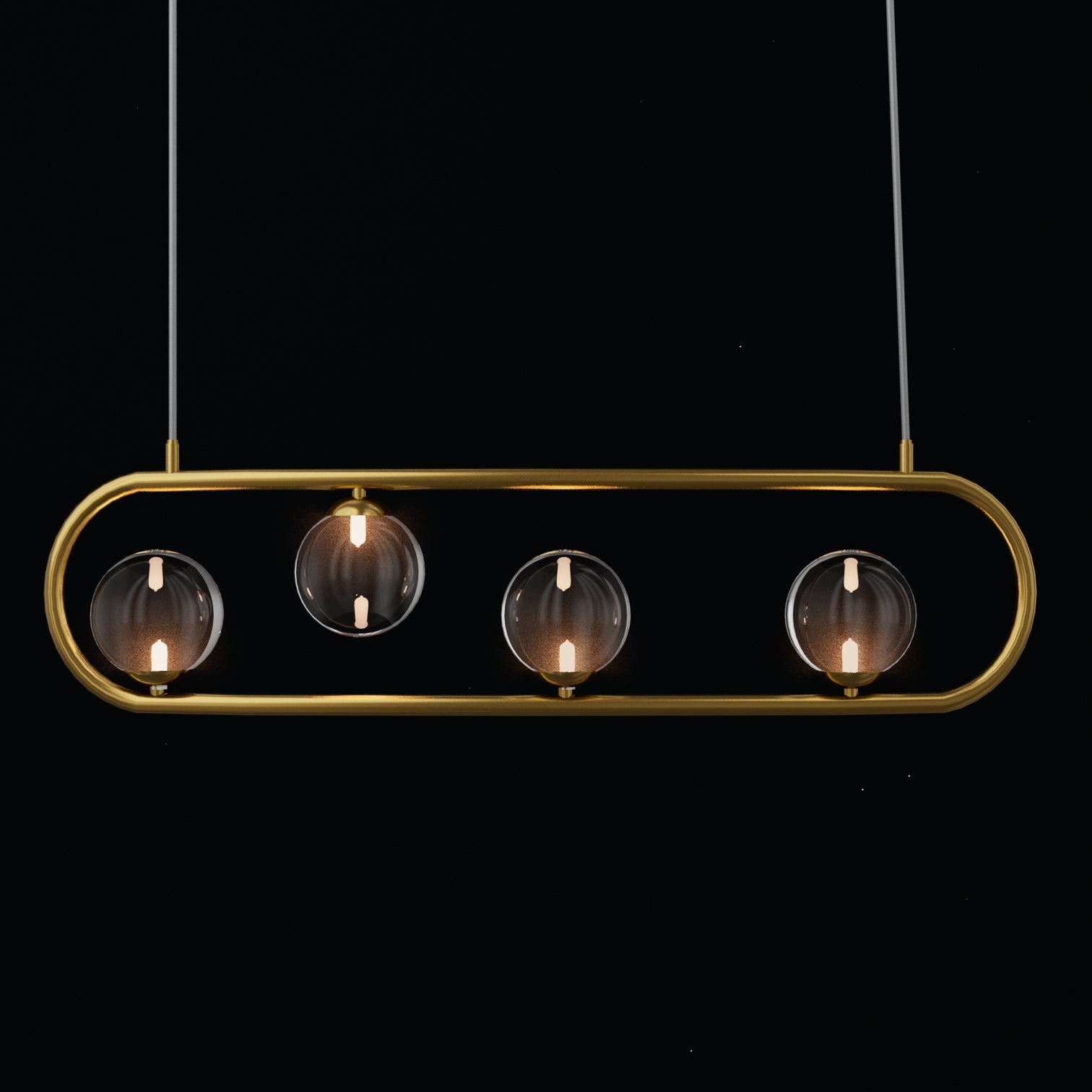 ALFA 4-Lights Modern Style Glass Pendant Light fixtures Dining Room Kitchen G9 - 7Pandas Australia