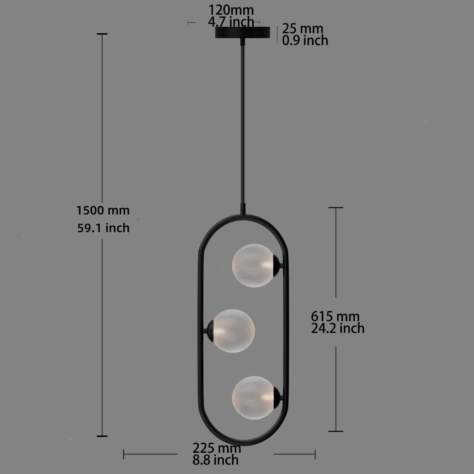 ALFA 3-Lights Modern Style Glass Pendant Light Fixtures Kitchen Island G9 - 7Pandas Australia