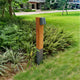 LUMY Modern LED Landscape Path Bollard Light 10W 3000K IP65 Aluminium Timber Finish - 7Pandas Australia