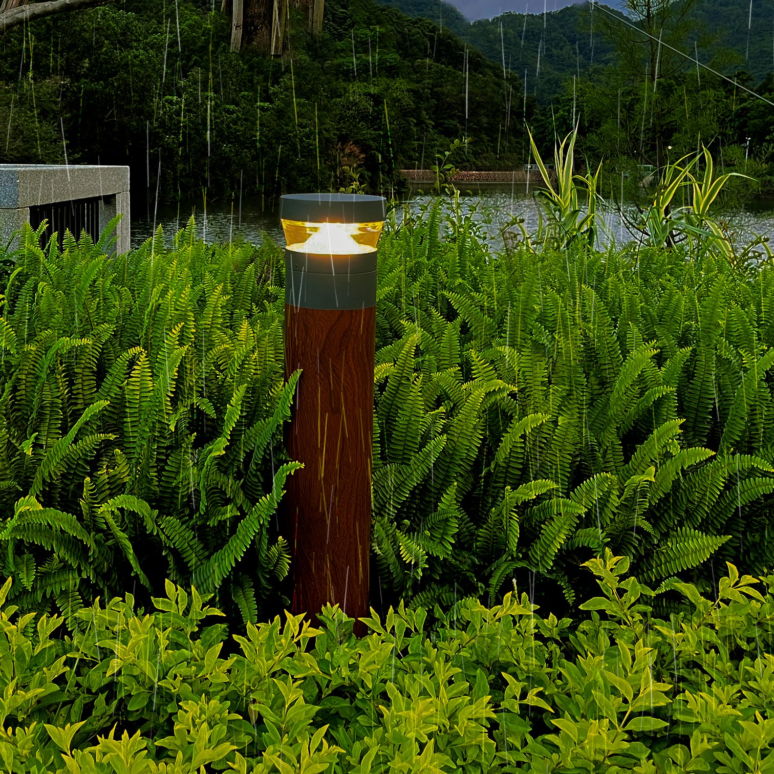 AVERY 800MM Aluminium Modern LED Landscape Path Bollard Light 10W 3000K IP65 - 7Pandas Australia