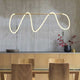 LUNA Contemporary Dimmable LED Strip Pendant Luxury Style Bar Dining Table CCT Remote Control - 7Pandas Australia