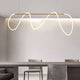 LUNA Contemporary Dimmable LED Strip Pendant Luxury Style Bar Dining Table CCT Remote Control - 7Pandas Australia