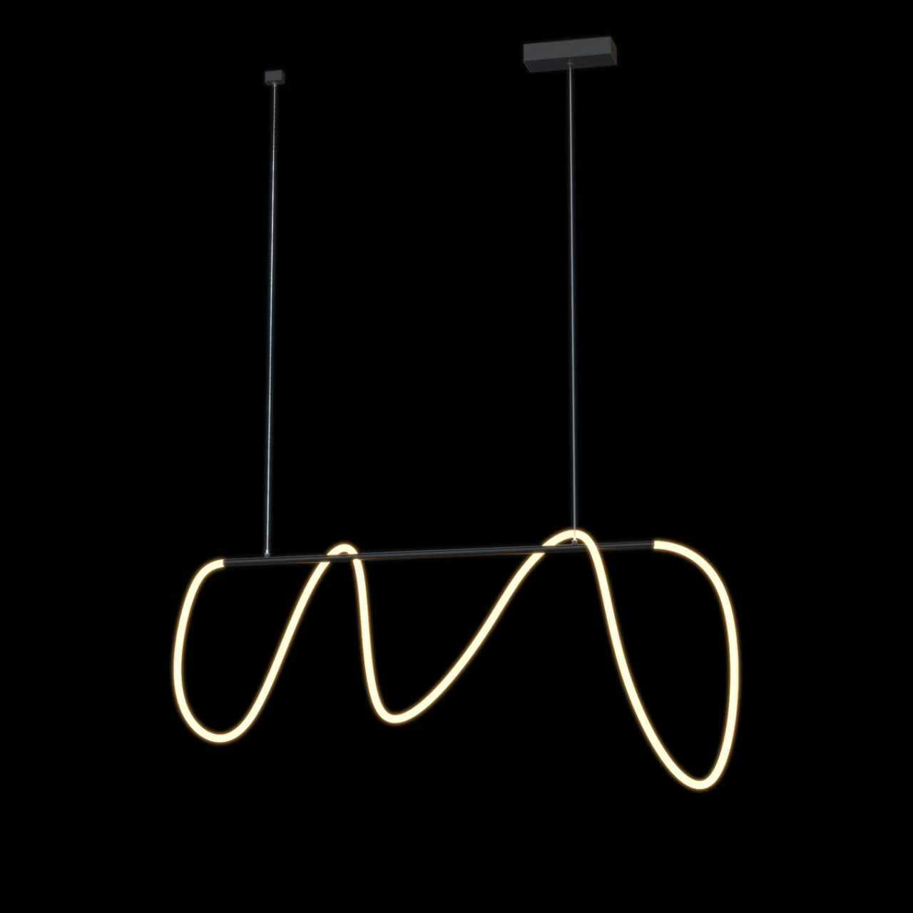 LUNA Contemporary Dimmable LED Strip Pendant Luxury Style Bar Dining Table CCT Remote Control - 7Pandas Australia