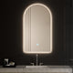 Arched LED Bathroom Mirror with Lights Color Temperature Adjustable CCT Dimmable 50*90cm - 7Pandas Australia