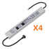 4PACK LED Driver Waterproof IP67 Power Supply AC170-265V to DC 12V SAA Certified