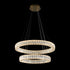 CASSIE 2-Tier Modern LED Dimmable K9 Crystal Chandeliers 3CCT Living Room