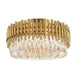 HARZ 500mm Modern Style Flush Mount K9 Crystal Ceiling Light Living Room E14 - 7Pandas Australia