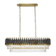 HARZ Luxury Modern Oval K9 Clear Crystal Chandeliers Dining Kitchen Dimmable - 7Pandas Australia
