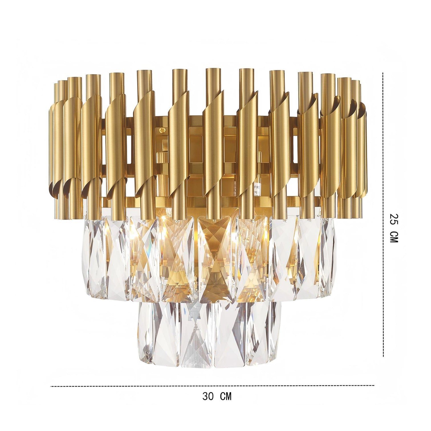 HARZ Modern Crystal Interior Design Sconces Wall Mount Lighting Fixture - 7Pandas Australia