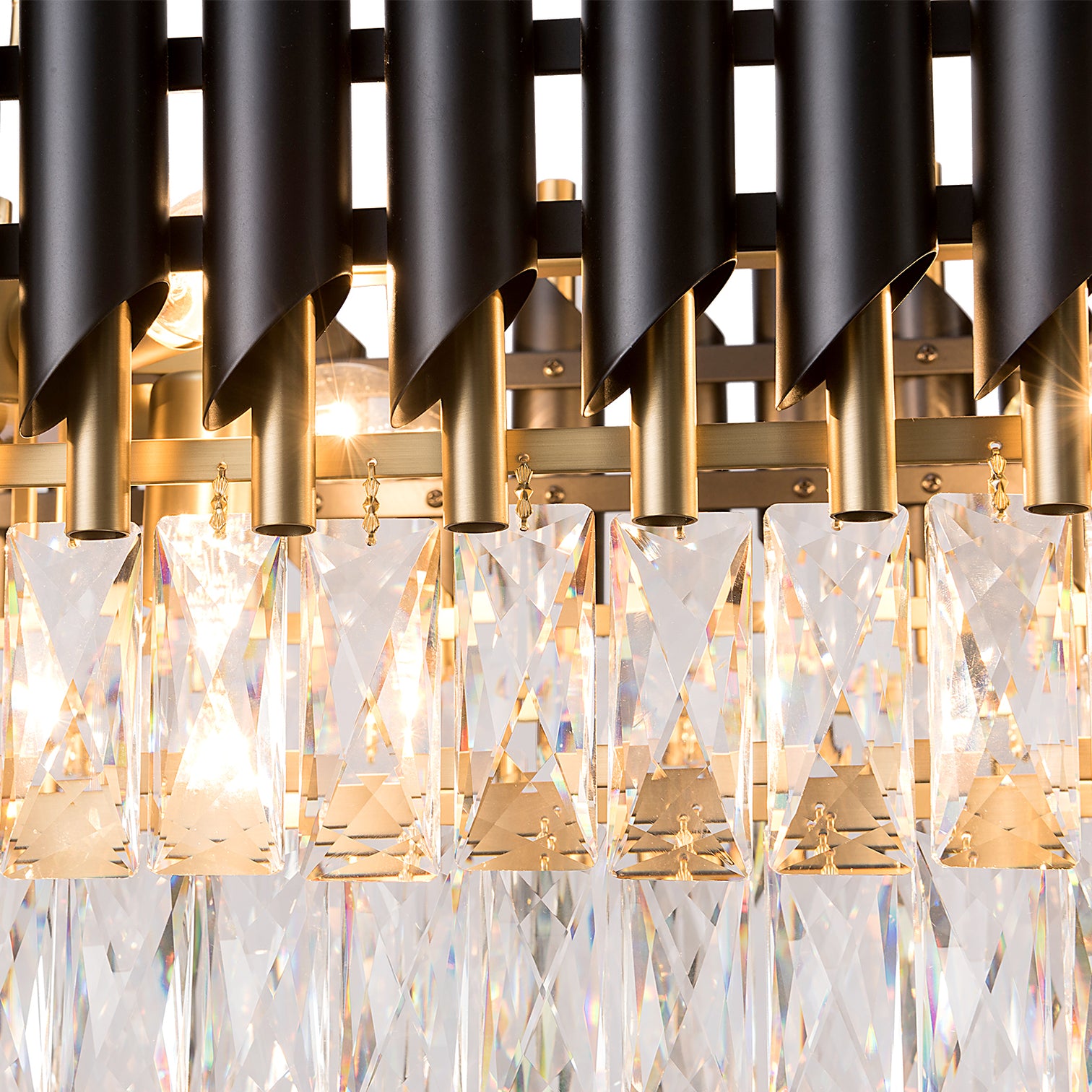 HARZ Luxury Modern Oval K9 Clear Crystal Chandeliers Dining Kitchen Dimmable - 7Pandas Australia