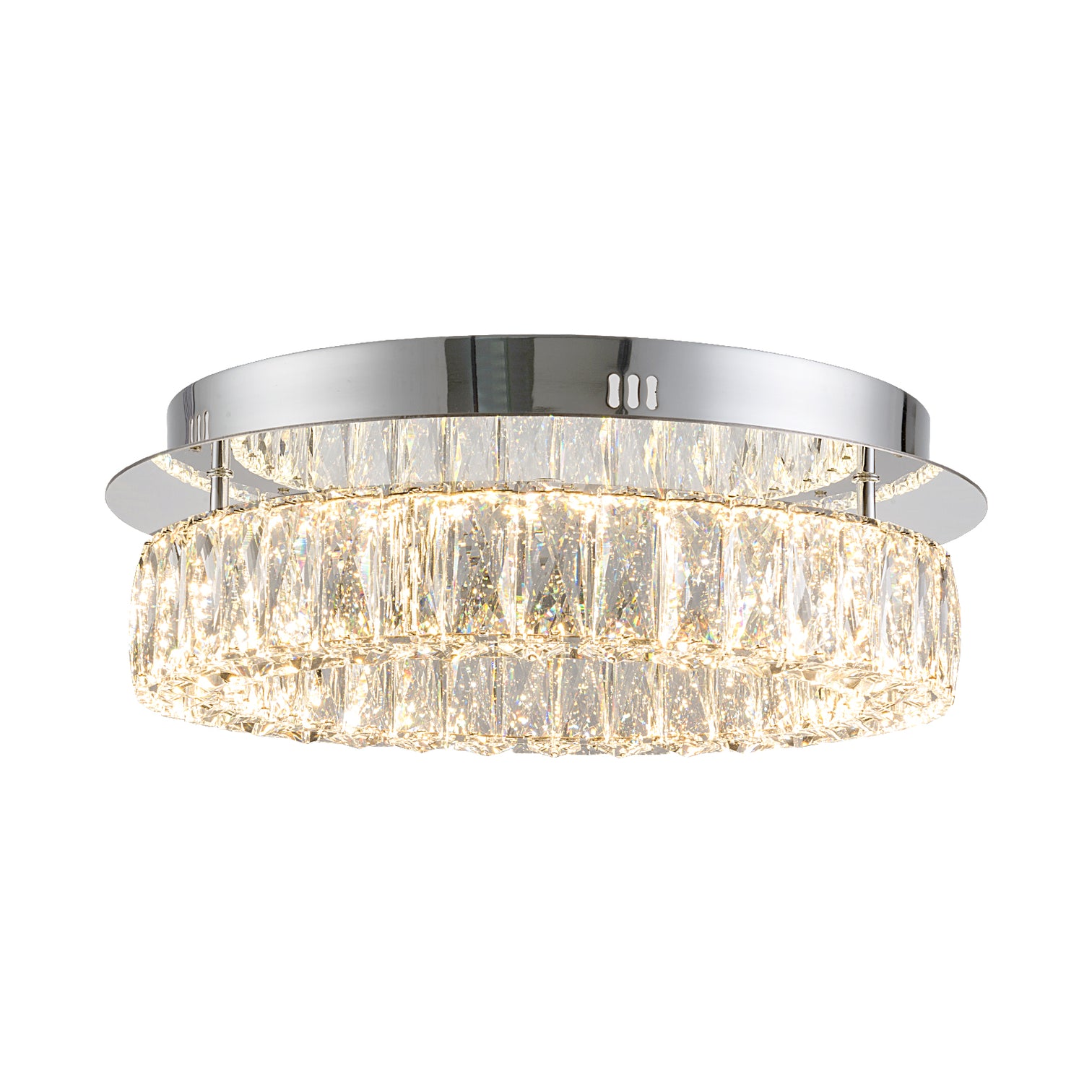 CASSIE Modern K9 LED Crystal Ceiling Flush mount Type CCT Dimmable - 7Pandas Australia