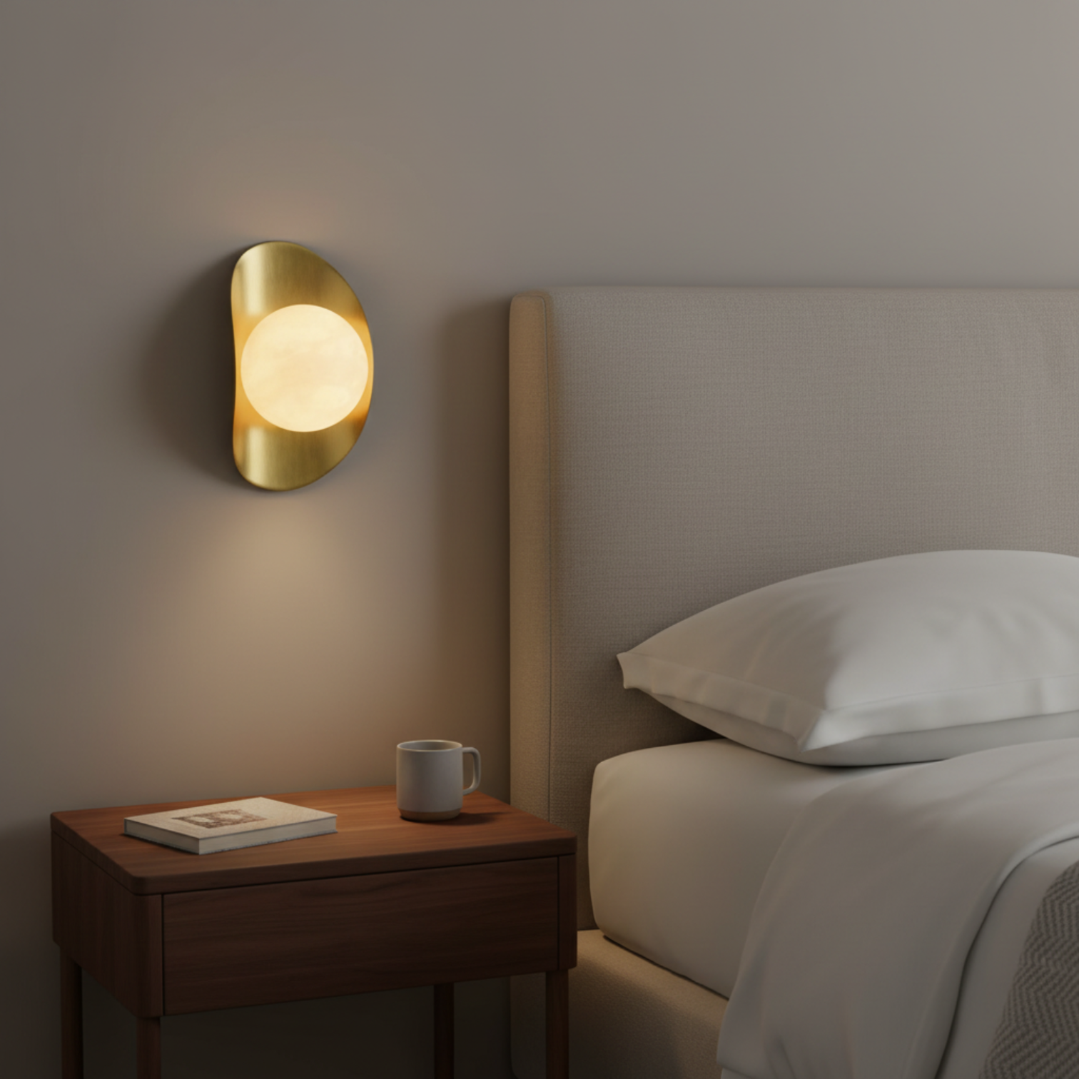 DENVER Luxury Solid Copper Alabaster Interior Wall Light LED G9 Dimmable - 7Pandas Australia