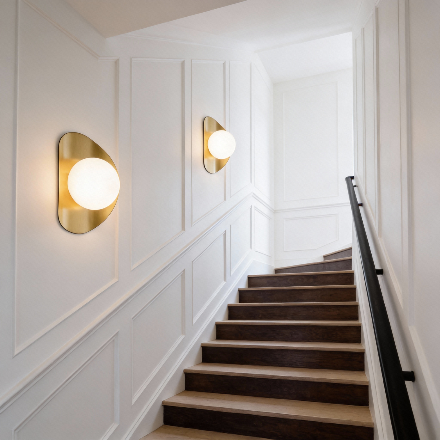 DENVER Luxury Solid Copper Alabaster Interior Wall Light LED G9 Dimmable - 7Pandas Australia