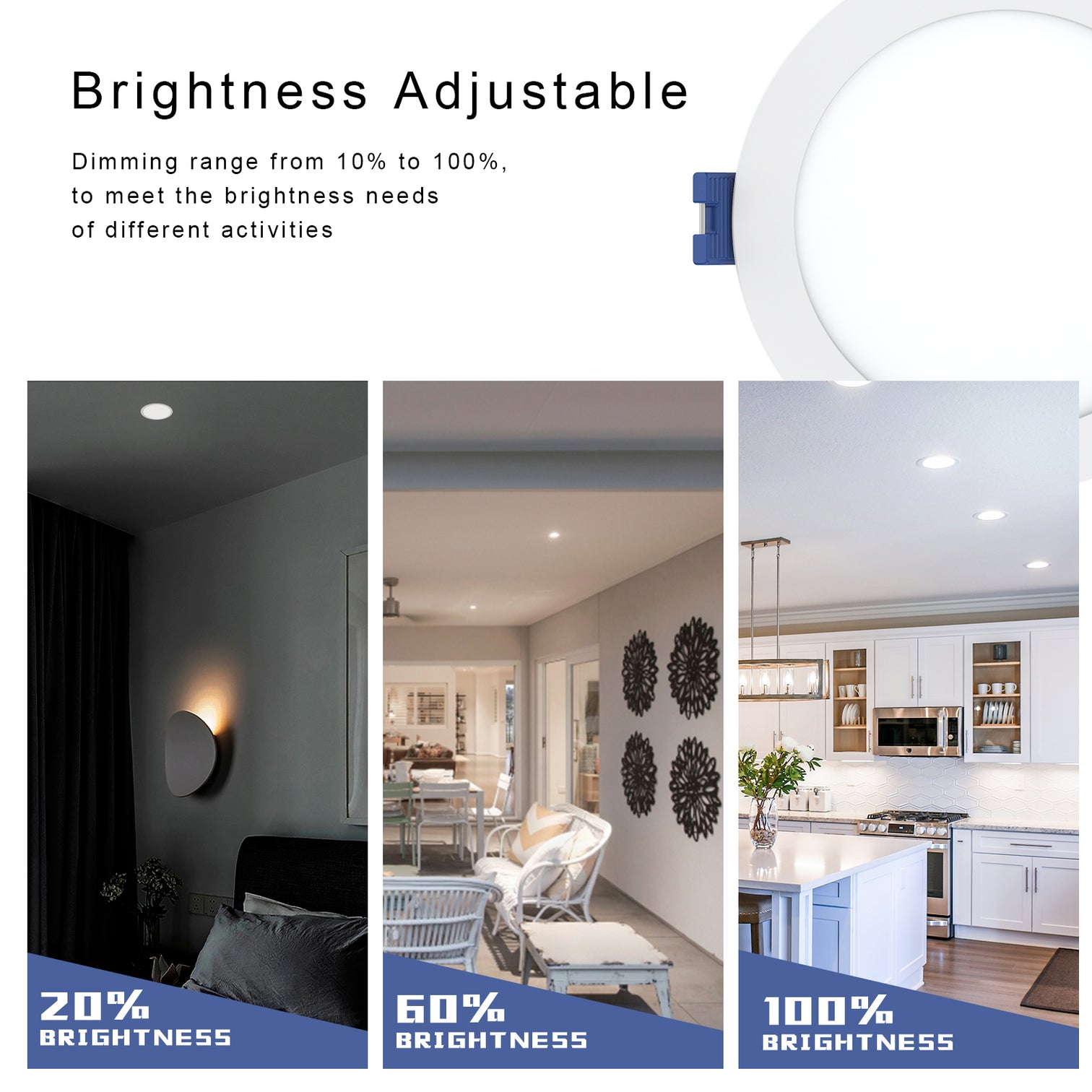 LED Recessed Downlight 10PACK 10W TRI-Color Dimmable 900lm CCT 90mm SAA Approval with 3 years Warranty - 7Pandas Australia