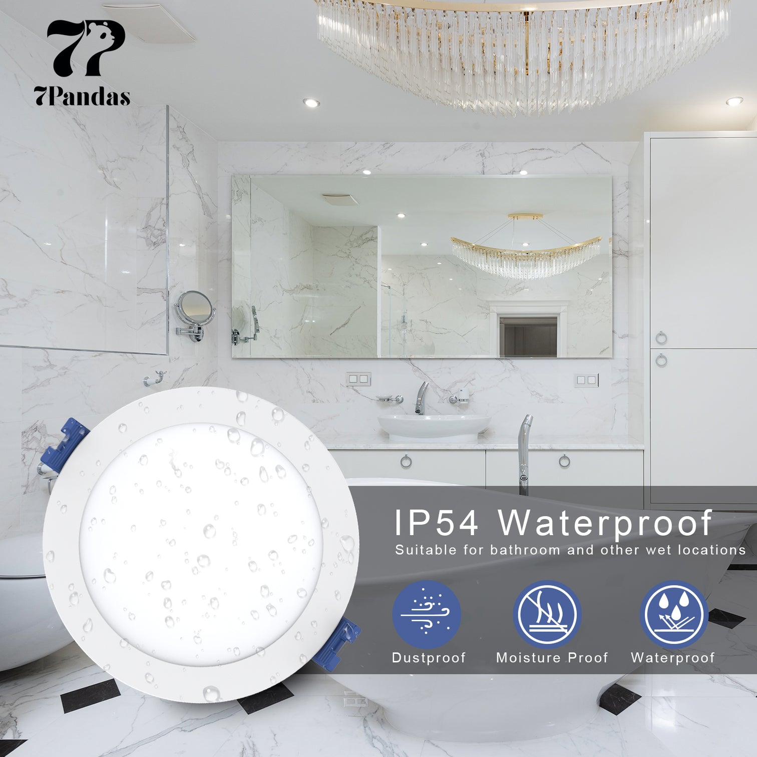 LED Recessed Downlight 10PACK 10W TRI-Color Dimmable 900lm CCT 90mm SAA Approval with 3 years Warranty - 7Pandas Australia