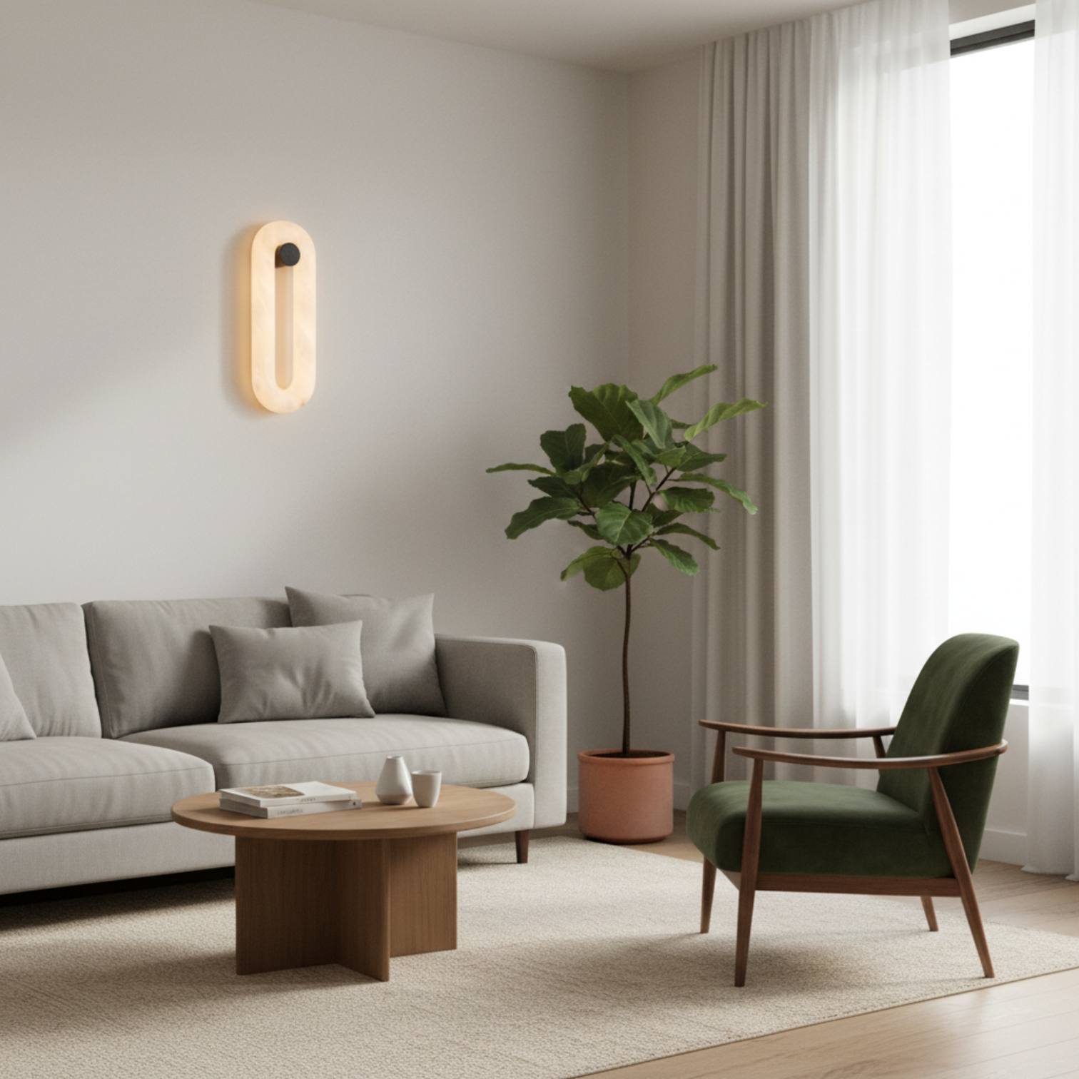 PIETRO Alabaster Designer Interior LED Wall Light 3CCT Dimmable - 7Pandas Australia