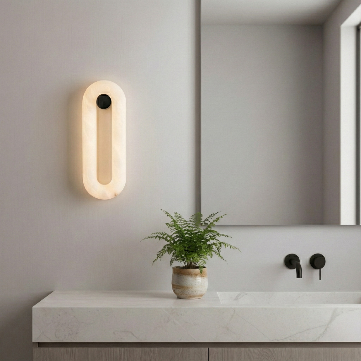 PIETRO Alabaster Designer Interior LED Wall Light 3CCT Dimmable - 7Pandas Australia