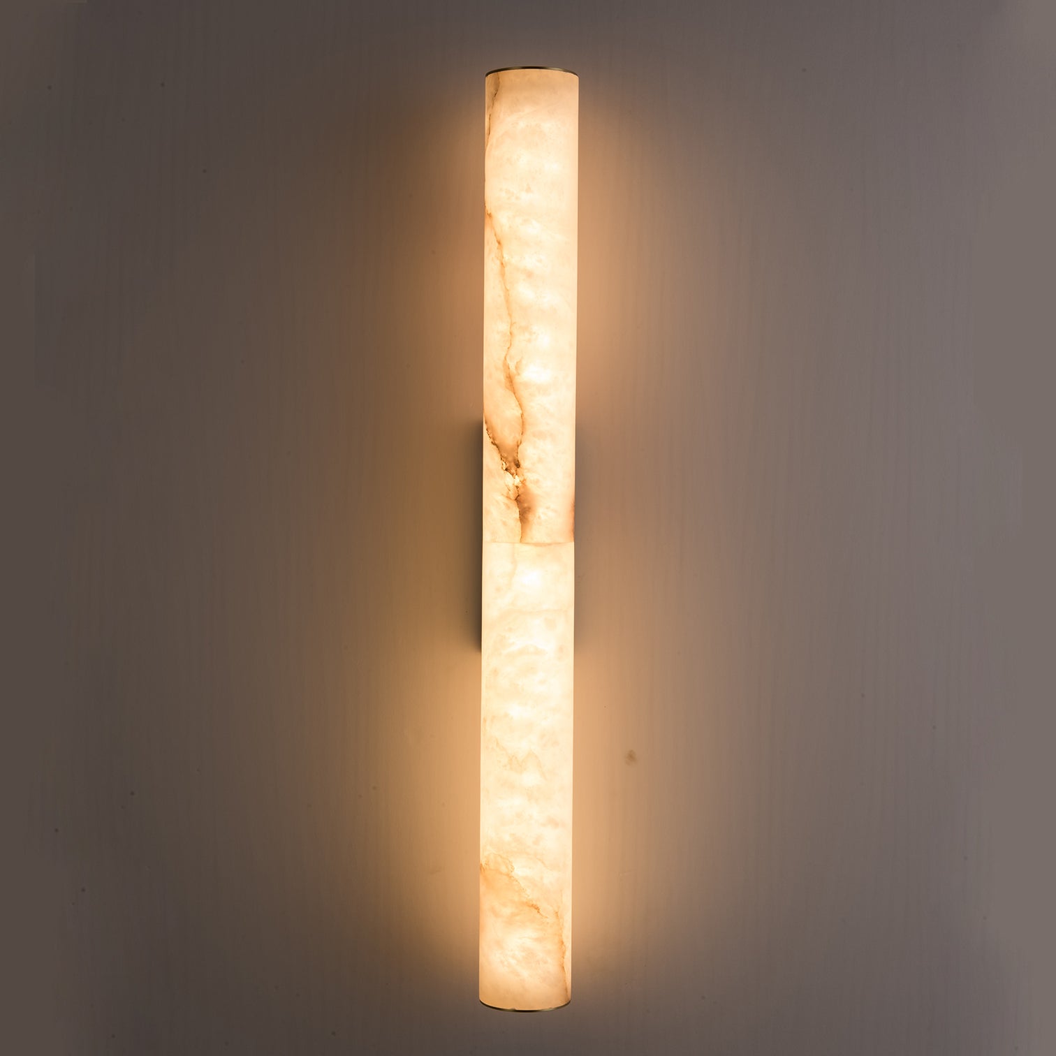 MILLER LED Alabaster Solid Copper Interior Wall Light 14W 3CCT Dimmable Bathroom Vanity Light Aged Brass - 7Pandas Australia