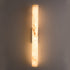 MILLER LED Alabaster Solid Copper Interior Wall Light 14W 3CCT Dimmable Bathroom Vanity Light Aged Brass