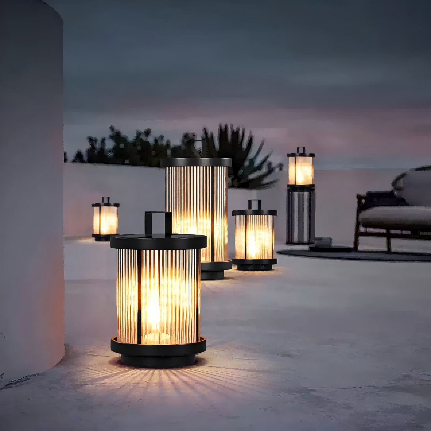 EMILY Solar Landscape Lighting Rechargeable Outdoor IP55 400mAh Warmwhite - 7Pandas Australia