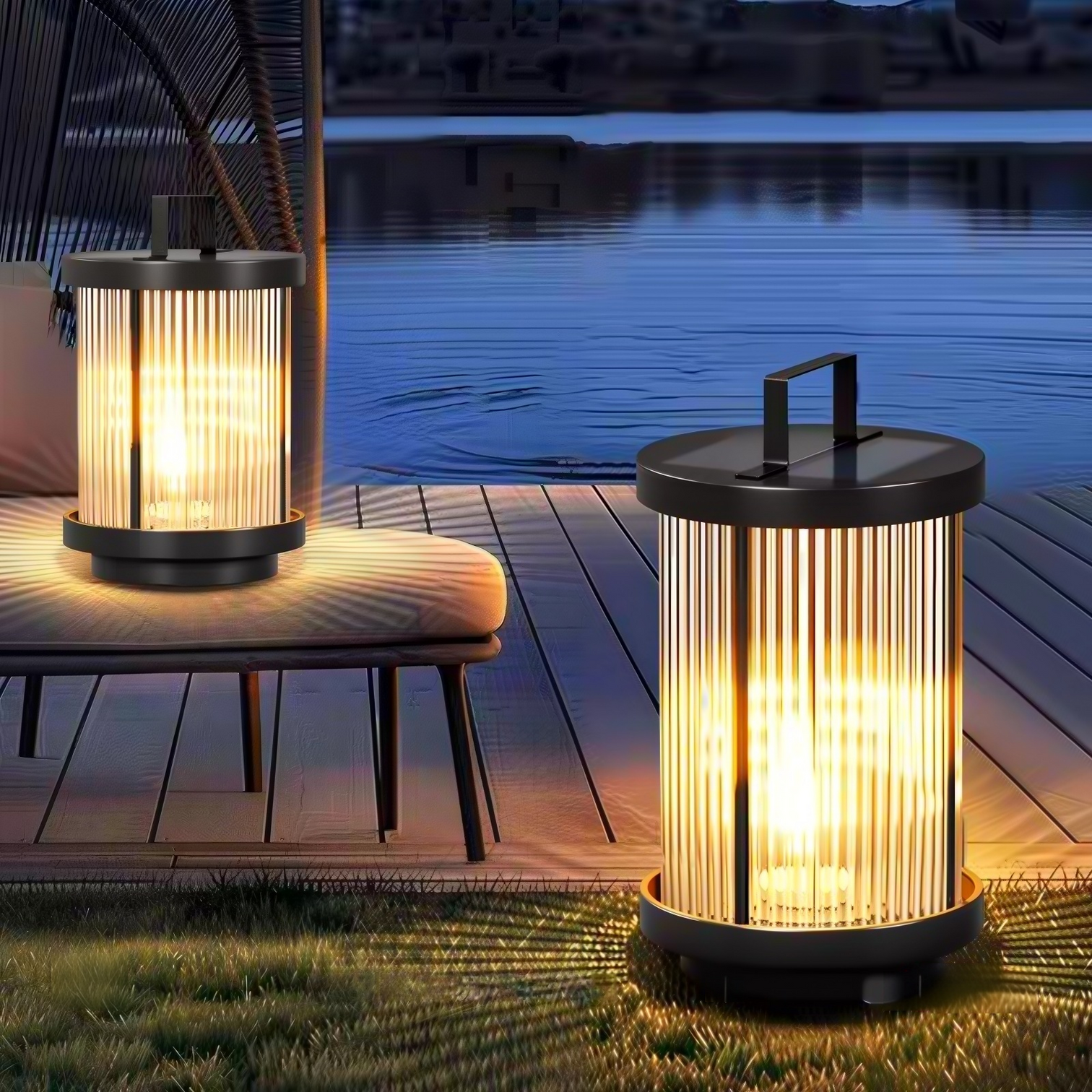 EMILY Solar Landscape Lighting Rechargeable Outdoor IP55 400mAh Warmwhite - 7Pandas Australia
