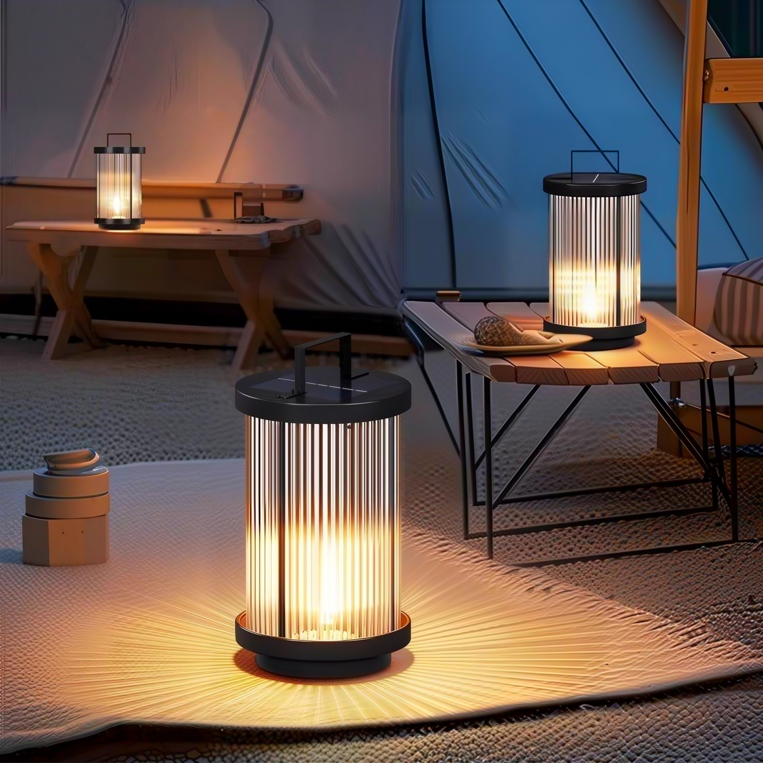 EMILY Solar Landscape Lighting Rechargeable Outdoor IP55 400mAh Warmwhite - 7Pandas Australia
