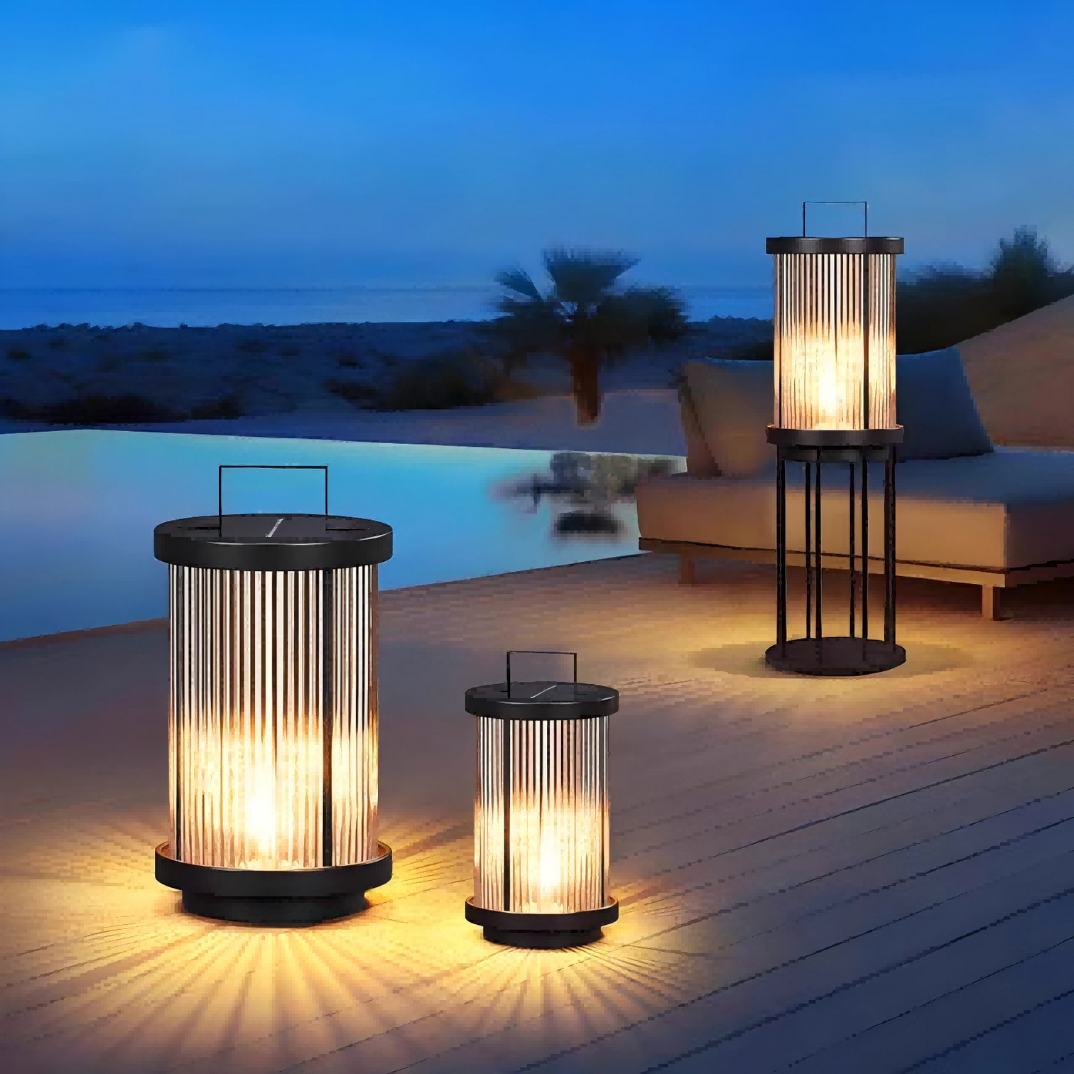 EMILY Solar Landscape Lighting Rechargeable Outdoor IP55 400mAh Warmwhite - 7Pandas Australia