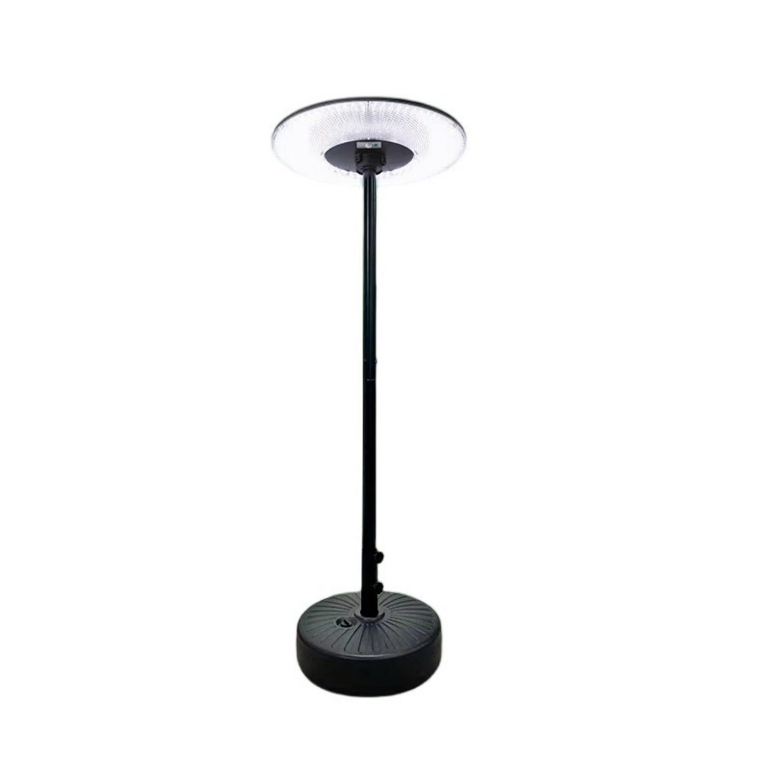 MIRO Commercial Solar UFO Post Top Light 2.5M - 20W Monocrystalline Solar Panel, 16Ah LiFePO4 Battery, 324LED Dual-Color CCT, IP54 Waterproof Dusk-to-Dawn PIR Motion Sensor Garden Pathway Lighting - 7Pandas Australia