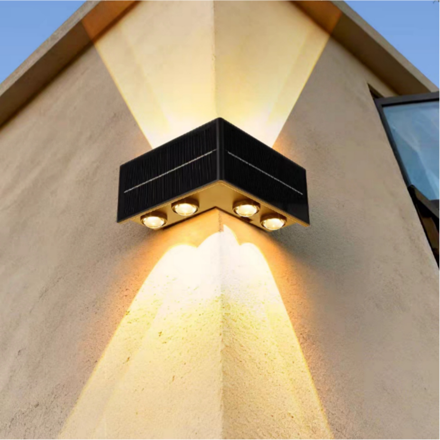 MANTIS Outdoor Solar 2400mAh Charging 3W Warmwhite Updown Light IP54 - 7Pandas Australia