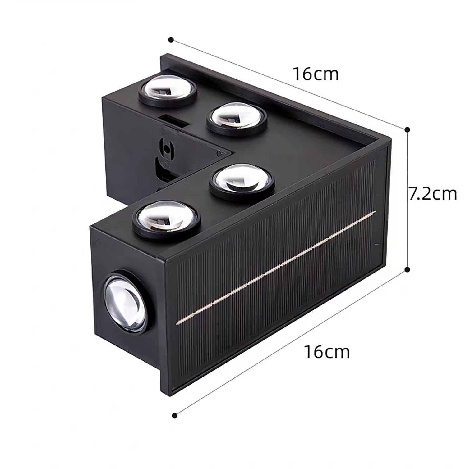 MANTIS Outdoor Solar 2400mAh Charging 3W Warmwhite Updown Light IP54 - 7Pandas Australia