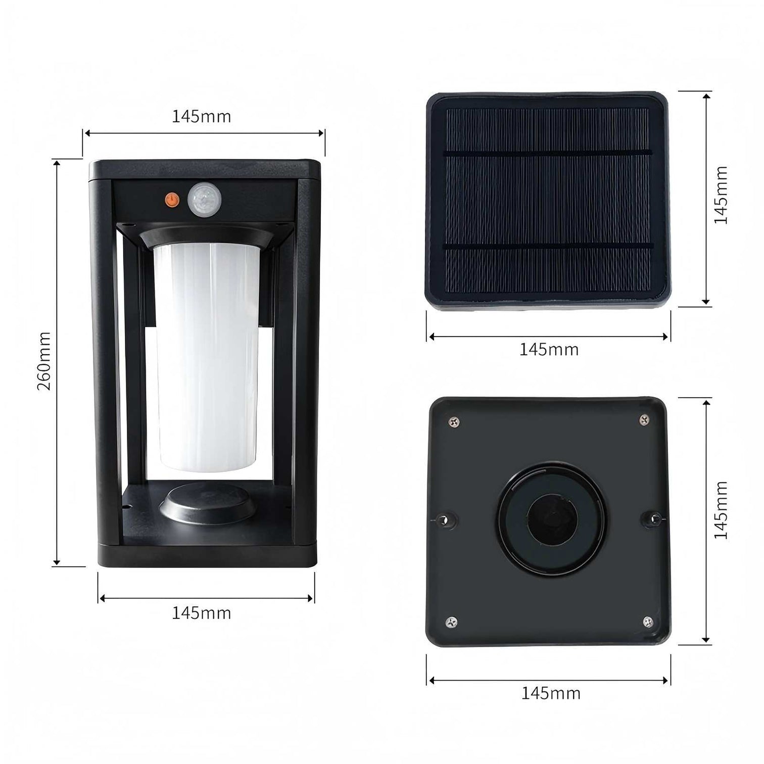 GRACE Solar Light 2000mAh Outdoor Wall Light Sensor IP54 3CCT - 7Pandas Australia