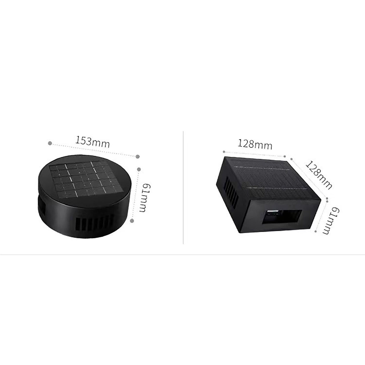 SMEG Solar Garden Wall Light IP54 3000K Light Updown Adjustable 1200mAh Black - 7Pandas Australia
