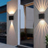 SMEG Solar Garden Wall Light IP54 3000K Light Updown Adjustable 1200mAh Black