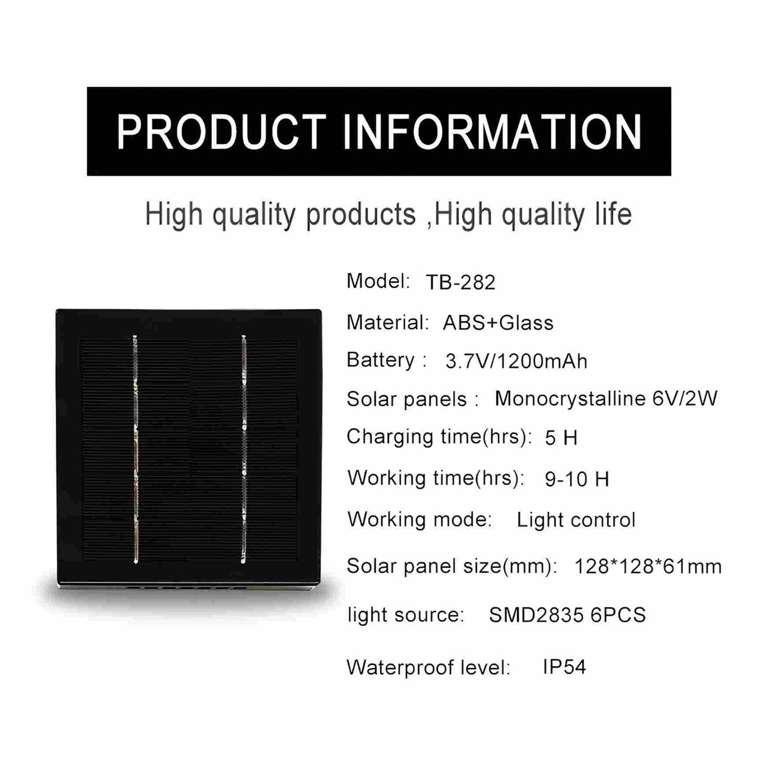 SMEG Solar Garden Wall Light IP54 3000K Light Updown Adjustable 1200mAh Black - 7Pandas Australia