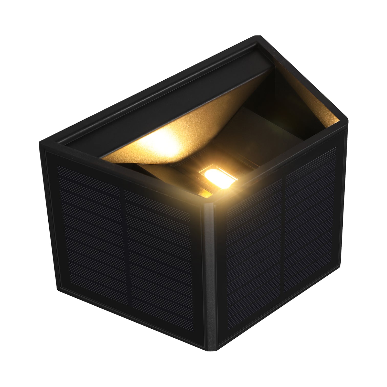 AKILI Solar Rechargeable LED Outdoor Updown Wall Light 1200mAh IP54 3W 3000K - 7Pandas Australia