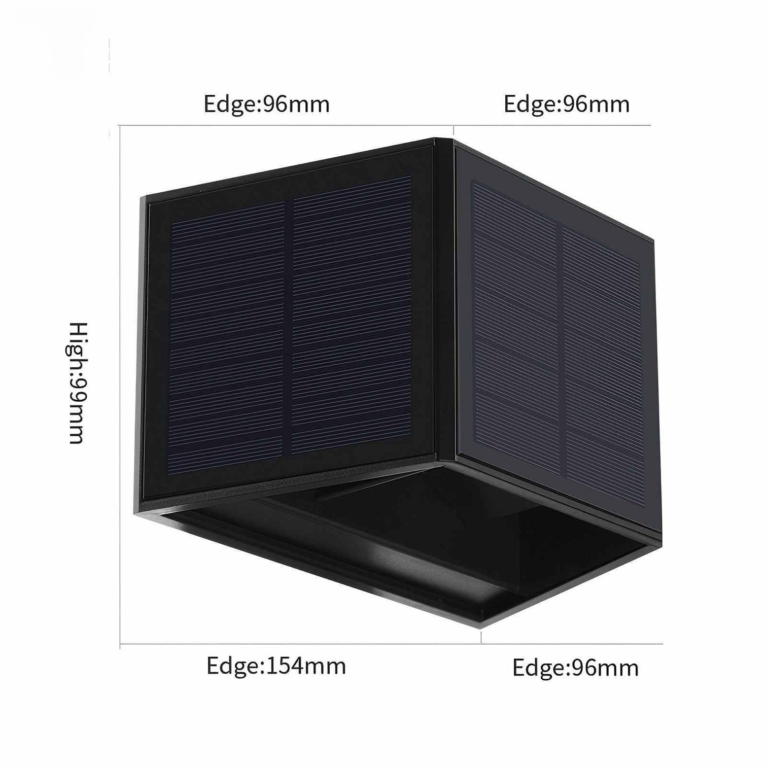 AKILI Solar Rechargeable LED Outdoor Updown Wall Light 1200mAh IP54 3W 3000K - 7Pandas Australia