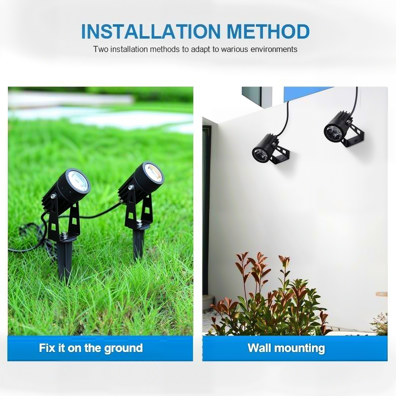 SPIKE 4PACK LED Solar Garden WI-FI intelligent RGB Aluminium Body 5W 4000mAh 3m Cable - 7Pandas Australia