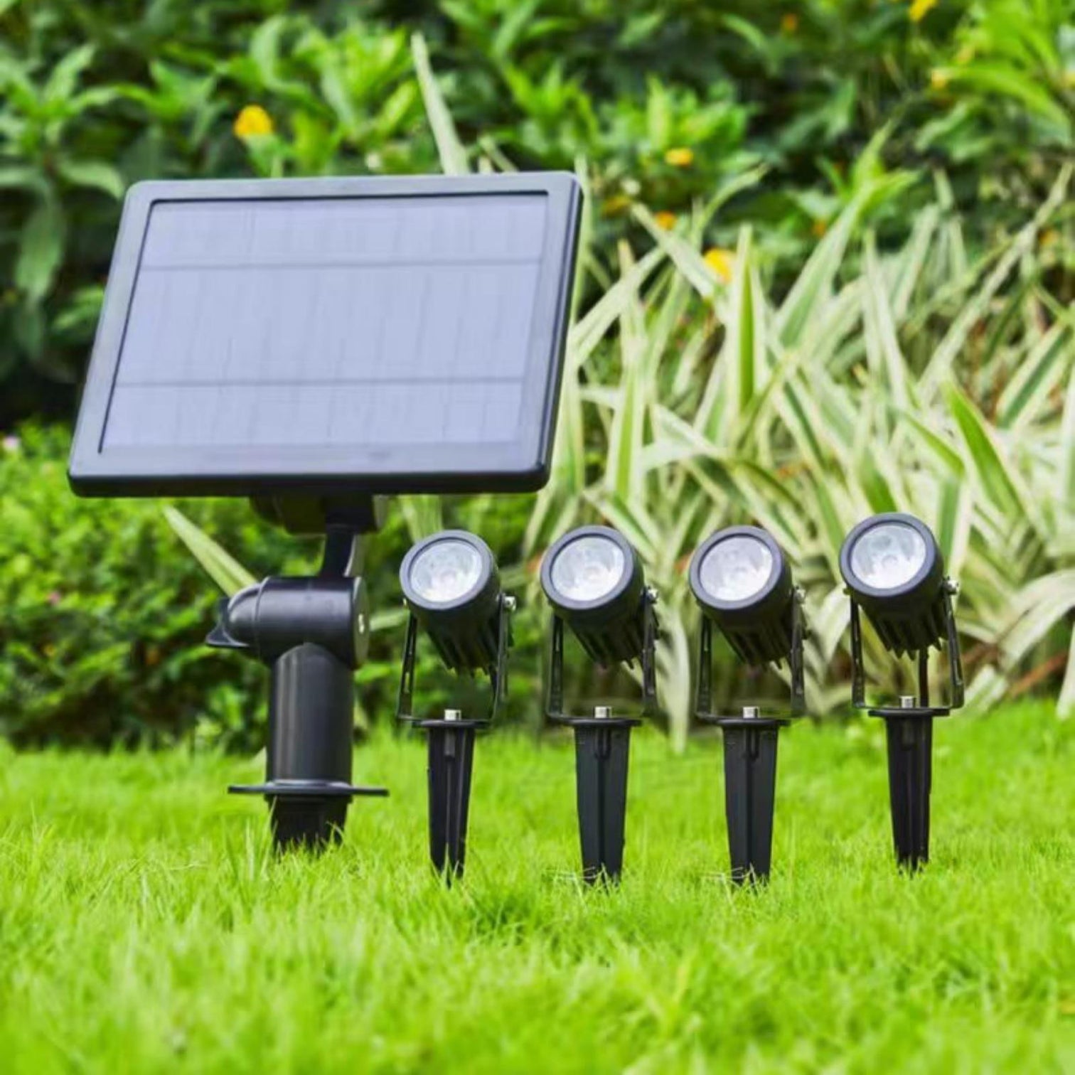SPIKE 4PACK LED Solar Garden WI-FI intelligent RGB Aluminium Body 5W 4000mAh 3m Cable - 7Pandas Australia