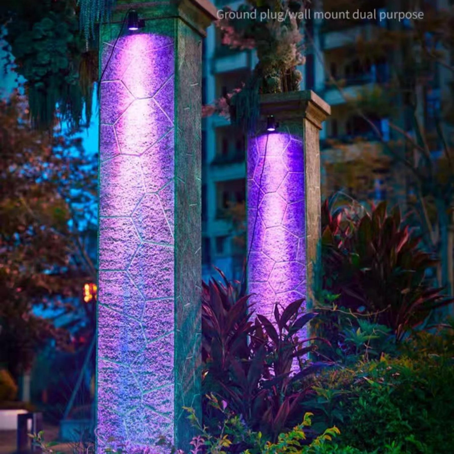 SPIKE 4PACK LED Solar Garden WI-FI intelligent RGB Aluminium Body 5W 4000mAh 3m Cable - 7Pandas Australia