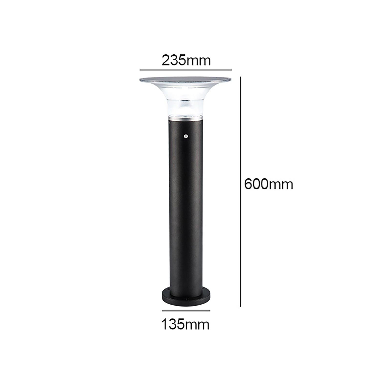 DORIS Solar Charging 4000mAh Aluminium LED Bollard Smart WIFI Intelligent Lighting IP65 RGB - 7Pandas Australia
