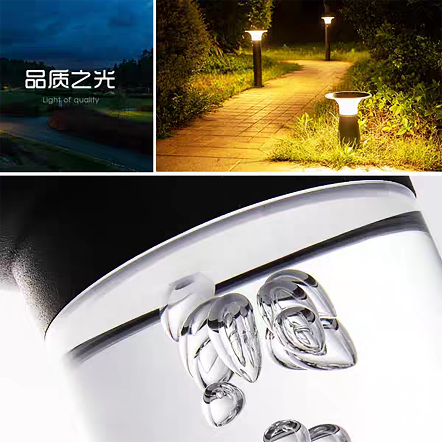 INGRID Solar Garden LED Rechargeable 4000mAh Outdoor Bollard Light IP54 3CCT - 7Pandas Australia