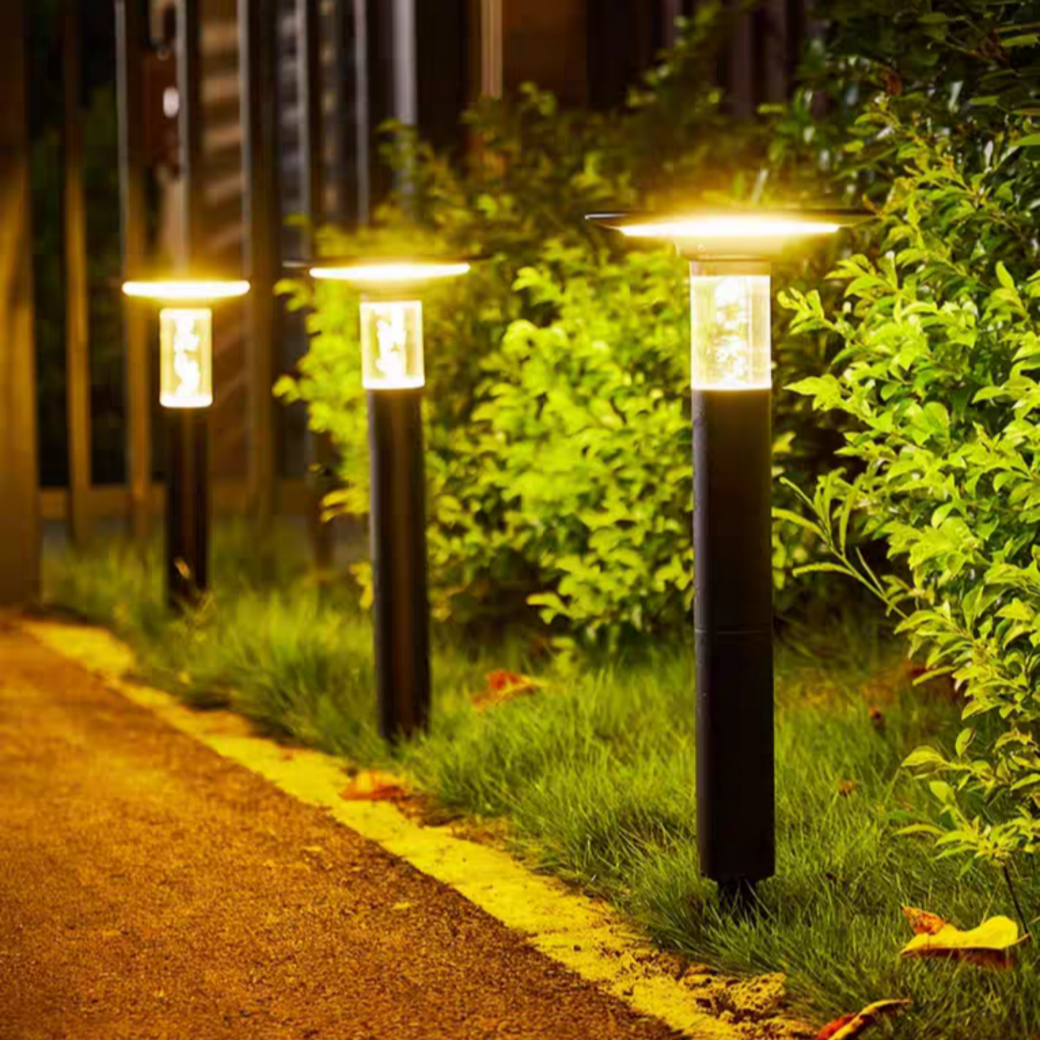 INGRID Solar Garden LED Rechargeable 4000mAh Outdoor Bollard Light IP54 3CCT - 7Pandas Australia