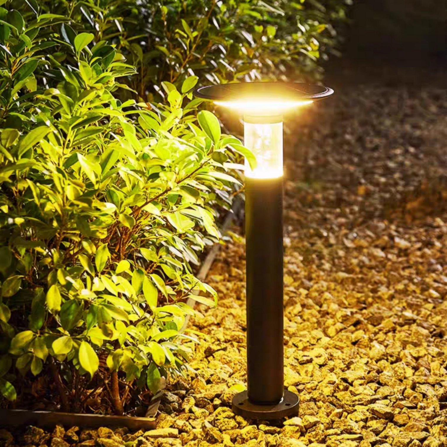 INGRID Solar Garden LED Rechargeable 4000mAh Outdoor Bollard Light IP54 3CCT - 7Pandas Australia