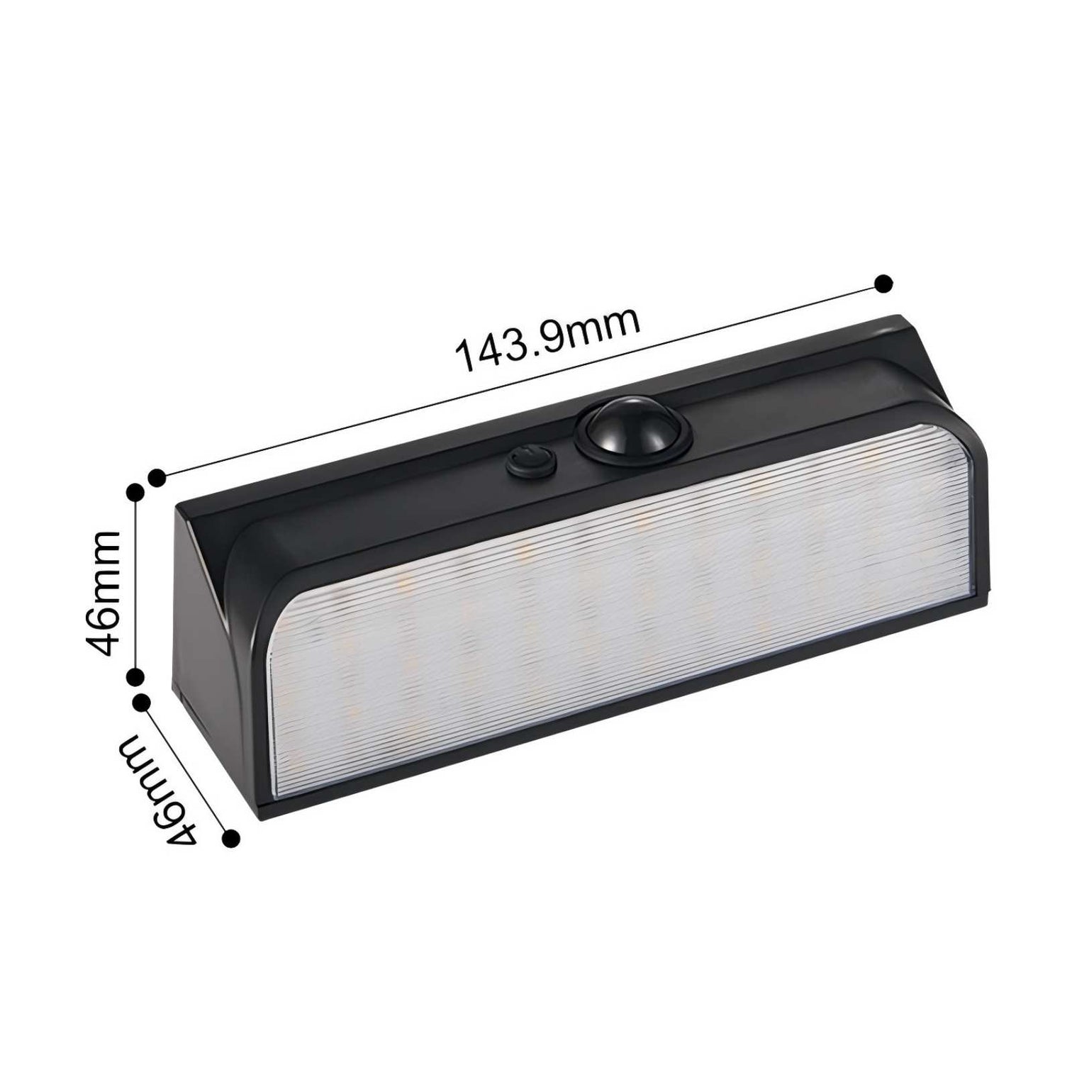 ALINA Solar Rechargeable Outdoor Wall Light Motion Sensor IP54 3000K - 7Pandas Australia