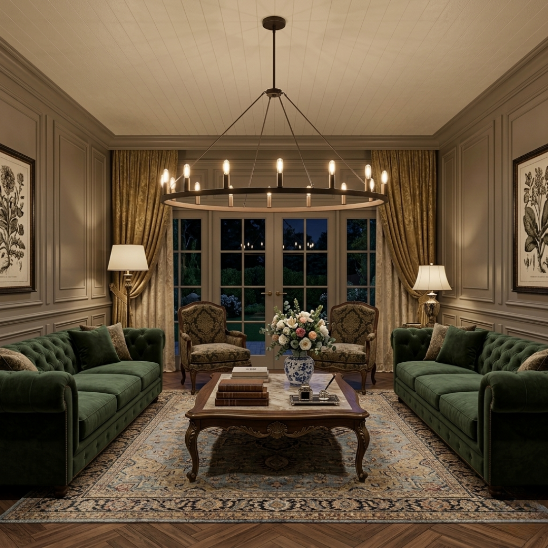 ALVA 16-Light Antique Farmhouse Wagon Wheel Chandelier Bronze E14