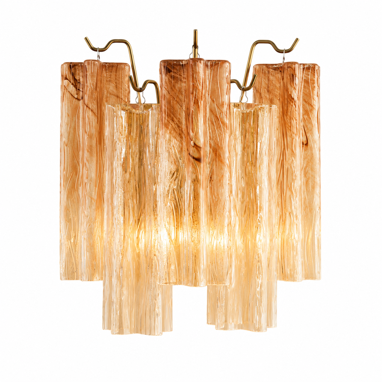 ANETTA LED Indoor Handcraft Glass Wall Light with Sculptural Glass Shades - 7Pandas Australia