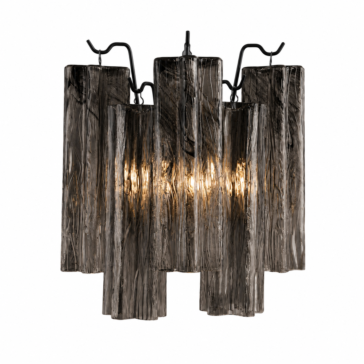 ANETTA LED Indoor Handcraft Glass Wall Light with Sculptural Glass Shades - 7Pandas Australia